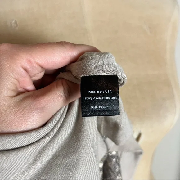 Dress The Population Emery Metallic Jersey Open Back Dress SZ‎ M - Picture 6 of 12